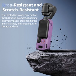 Dành Cho DJI Osmo Pocket 3 Máy Ảnh Thể Thao Chống Rơi Silicon Thân Bảo Vệ DJI Pocket 3 Vỏ Máy Ảnh Phụ Kiện