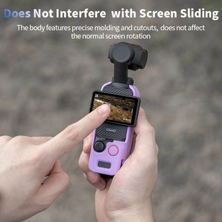 Dành Cho DJI Osmo Pocket 3 Máy Ảnh Thể Thao Chống Rơi Silicon Thân Bảo Vệ DJI Pocket 3 Vỏ Máy Ảnh Phụ Kiện