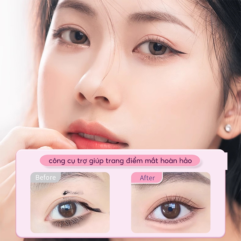 FelinWel - Dụng Cụ Trang Điểm Đa Năng, Đệm Lót Mascara, Phấn Mắt, Tạo Đường Kẻ Mắt, Tái Sử Dụng, Thân thiện với newbie