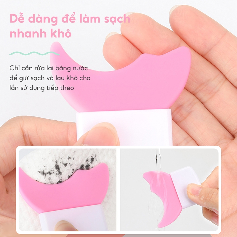 FelinWel - Dụng Cụ Trang Điểm Đa Năng, Đệm Lót Mascara, Phấn Mắt, Tạo Đường Kẻ Mắt, Tái Sử Dụng, Thân thiện với newbie