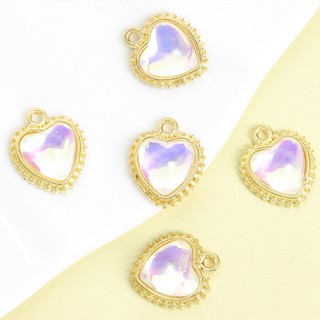 10 Chiếc Choker & Vòng Tay Thủy Tinh Hợp Kim, Mặt Dây Trái Tim, Quà Tặng Ngày Lễ Tình Nhân