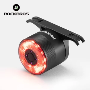 Rockbros Xe Đạp Nâng Cấp Q1 Đèn Hậu Cảm Biến Thông Minh Đèn Cảnh Báo An Toàn MTB Xe Đạp Đường Bộ Đi Đêm Thiết Bị Chống Thấm Nước