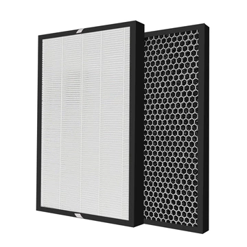 Dành cho máy lọc không khí Sharp FP-FM40 FP-F40E F40L FM40L FM40E FU-Z35TA-W FP-F40TA FZ-F40HFE FZ-F40DFE Bộ lọc HEPA và các bộ phận lọc than hoạt tính 380 * 240mm