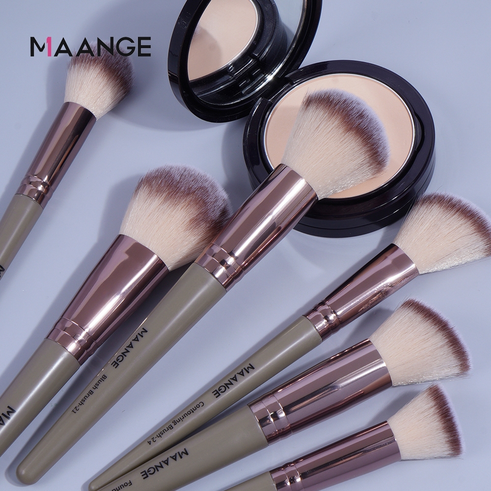 MAANGE Bộ 30 cọ trang điểm làm đẹp chuyên nghiệp kèm túi nhung cao cấp 51477