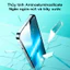 Miếng dán bảo vệ màn hình OSGEER cho iphone 11 12 13 14 15 16 Pro Max Plus, [Phim kính cường lực 9H hàng đầu] HD, Chống trầy xước, [Loại bỏ bụi tự động] với khung lắp đặt dễ dàng