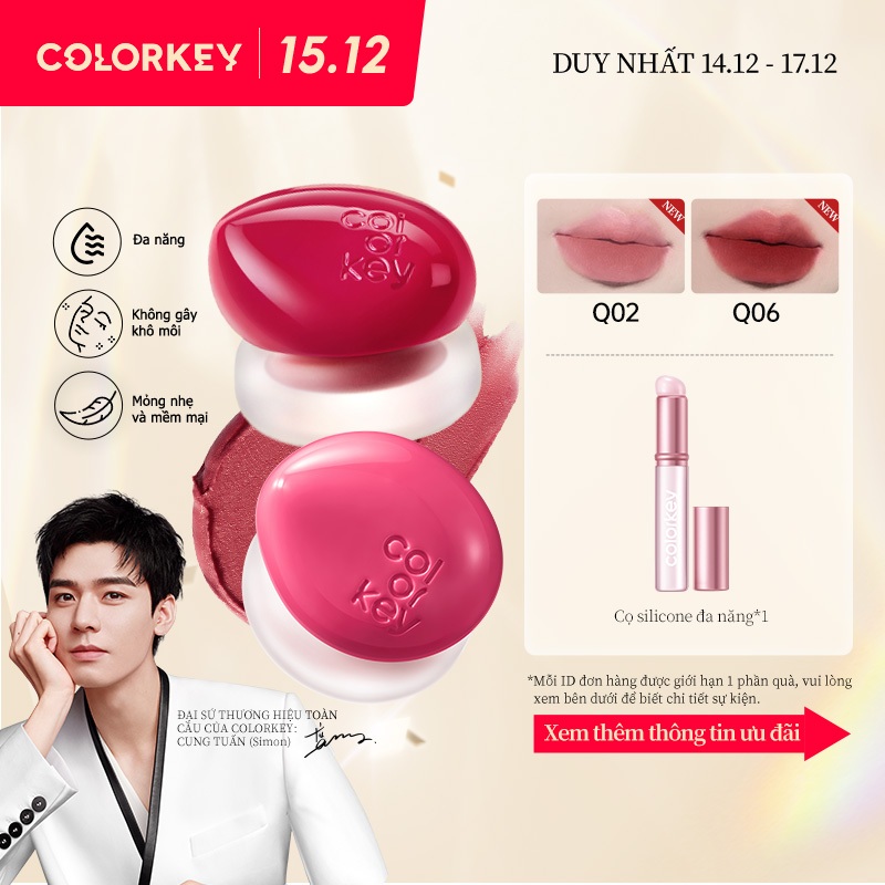 [MỚI] Son Bùn Đa Năng Colorkey Đa Năng & Màu Sắc Nổi Bật 4.5g | Shopee ...