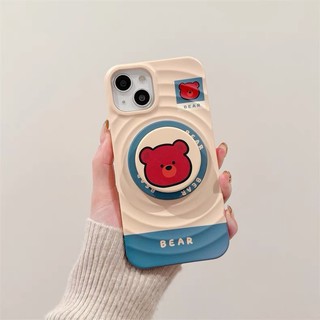 Ốp bảo vệ họa tiết chó con chim cánh cụt dễ thương hoạt hình phù hợp cho iPhone15pro 15promax 14 14promax 14pro 13 pro max 16 plus 12 pro 11promax wave điện thoại di động