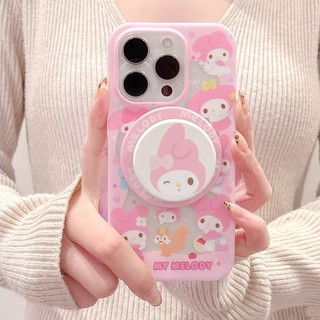 Ốp bảo vệ họa tiết giai điệu màu hồng dễ thương phong cách Hàn Quốc thích hợp cho iPhone15pro 15promax 14 14promax 14pro 13 pro max 16 plus 12 pro 11promax ốp lưng điện thoại di động
