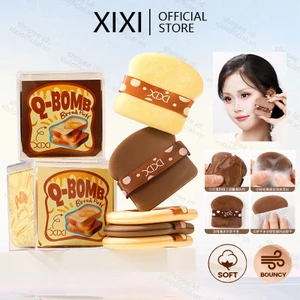 XIXI Bộ miếng bọt biển trang điểm đa năng 6 CÁI, được làm bằng 1 miếng bọt bột rời, 3 miếng phồng đệm khí, 2 miếng bột ngón tay Mini làm đẹp NO.GJ-140