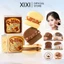 XIXI Bộ miếng bọt biển trang điểm đa năng 6 CÁI, được làm bằng 1 miếng bọt bột rời, 3 miếng phồng đệm khí, 2 miếng bột ngón tay Mini làm đẹp NO.GJ-140