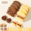 XIXI Bộ miếng bọt biển trang điểm đa năng 6 CÁI, được làm bằng 1 miếng bọt bột rời, 3 miếng phồng đệm khí, 2 miếng bột ngón tay Mini làm đẹp NO.GJ-140