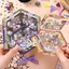 Enwei 3 Chiếc [Dòng Phong Cách Retro Trung Hoa] Nhãn Dán Deco Dễ Thương Nhãn Dán PET Chống Thấm Nước Chất Liệu Giấy Sổ Lưu Niệm Bộ