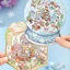 Enwei 3 Chiếc [Dòng Phong Cách Retro Trung Hoa] Nhãn Dán Deco Dễ Thương Nhãn Dán PET Chống Thấm Nước Chất Liệu Giấy Sổ Lưu Niệm Bộ