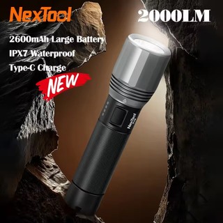 Nextool T10 Đèn Pin Công Suất Cao 2000lm Đèn LED Sạc 7 Chế Độ 2600mAh Pin 220m Đèn Pin Chống Thấm Nước Cho Cắm Trại Đi Bộ Đường Dài
