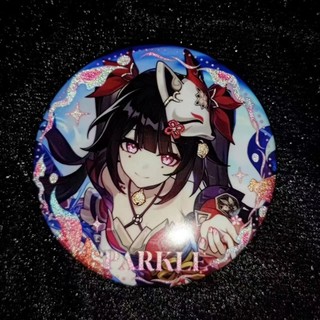 75mm Trò Chơi Honkai Ngôi Sao Đường Sắt Lấp Lánh Thiên Nga Đen Kfaka Ruan Mei Huy Hiệu Nút Cài Áo Chân Cosplay Bộ Sưu Tập Đồ Chơi Túi Trang Trí Quà Tặng