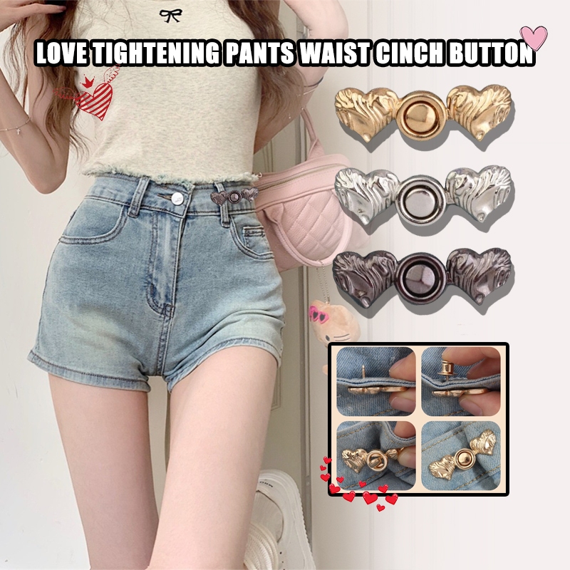 [YUNYUAN] Quần co giãn liền mạch bằng kim loại phong cách Hot Girl-Fixed Thắt lưng có thể điều chỉnh
