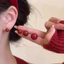 Mới Hoa Tai Dáng Dài Phối Tua Rua Chữ Thời Trang Cao Cấp Cho Nữ