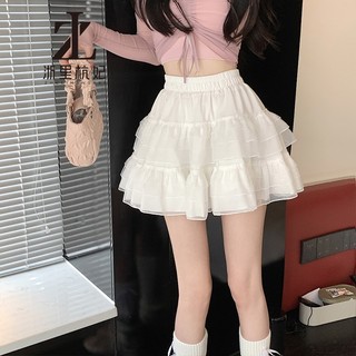 ZHELIHANGFEI Chân Váy Mini Màu Trơn Lưng Cao Phối Ren Gợi Cảm Thời Trang Nữ Tính