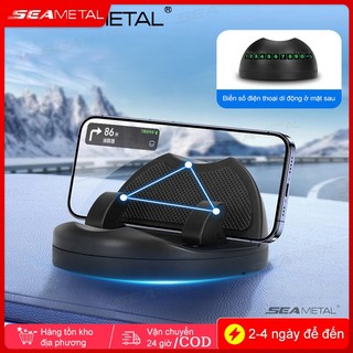 SEAMETAL Giá đỡ điện thoại trên ô tô ABS biển số đỗ xe xoay 360° bền bỉ và không phai màu