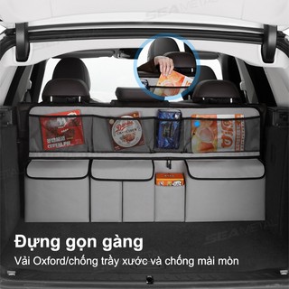 SEAMETAL Cốp Xe Ô Tô Túi Bảo Quản Có Thể Gập Lại Sau Ghế Xe Ô Tô Treo Túi Bảo Quản Phụ Kiện Xe Hơi
