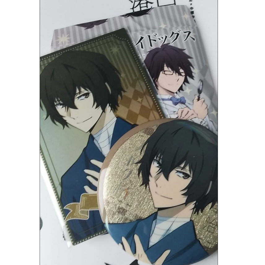 Bungou Stray Dogs Blind Box Huy hiệu và Bộ thẻ Flash Dazai Chuuya