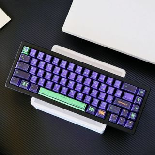 Phong Cách Truyện Tranh EVA-01 Keycaps PBT Dye-sub Cherry Profile Keycap Tùy Chỉnh Keycaps Tương Thích Với Cherry Gateron MX Switch
