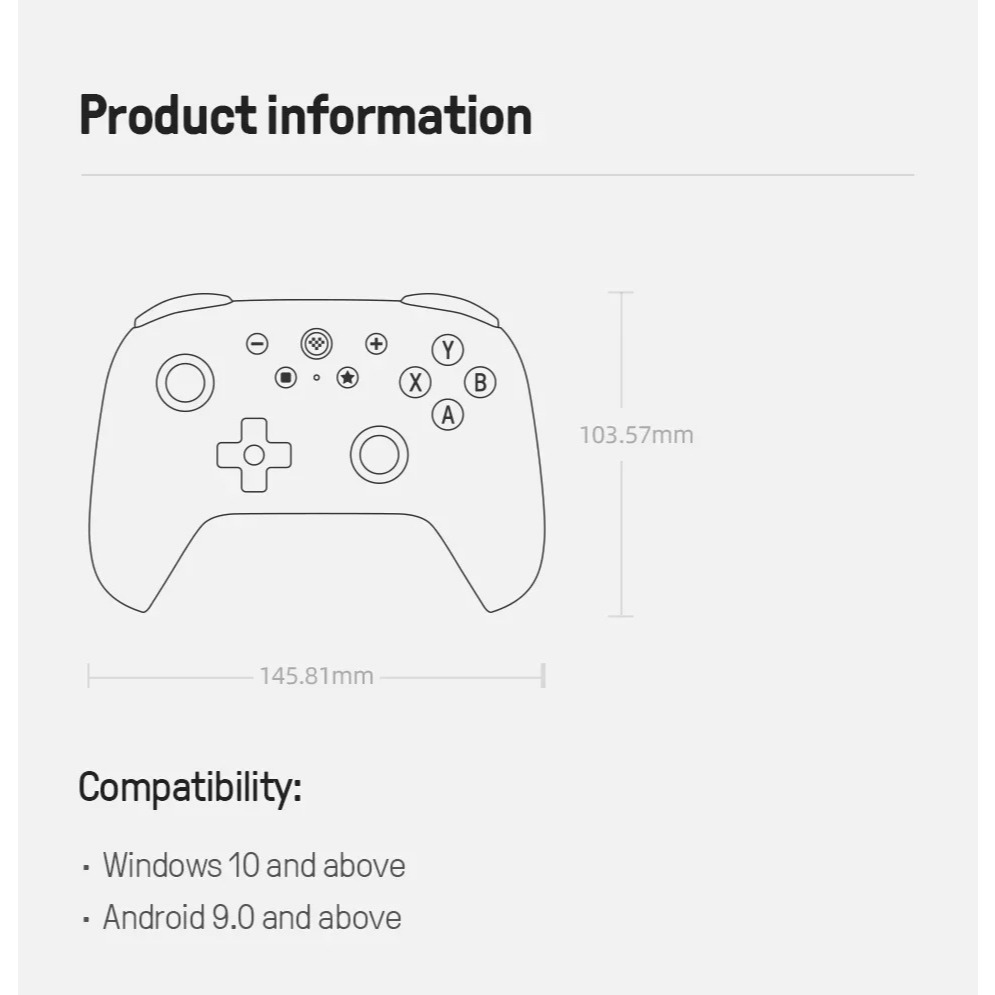 Mới 8BitDo Ultimate 2C Bộ Điều Khiển Chơi Game Không Dây Cho PC Windows 10 / 11 Steam Deck Raspberry Pi Android Phụ Kiện Trò Chơi
