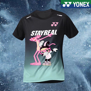 Áo Sơ Mi Yonex 2024 Phong Cách Mới YY Áo Sơ Mi Cầu Lông Top Nam Nữ Đội Hàn Quốc Cùng Trang Phục Thi Đấu Áo Thun Trẻ Em Nhanh Khô Giảm Béo Áo Thun Tập Luyện