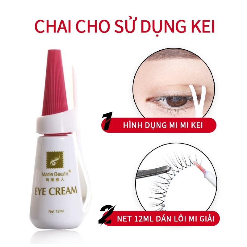 Trong Suốt Chống Thấm Nước Dụng Cụ Trang Điểm Phụ Kiện Lông Mi Keo Mới Mạnh Mẽ Giả Lông Mi Keo Nhanh Khô Trong Suốt