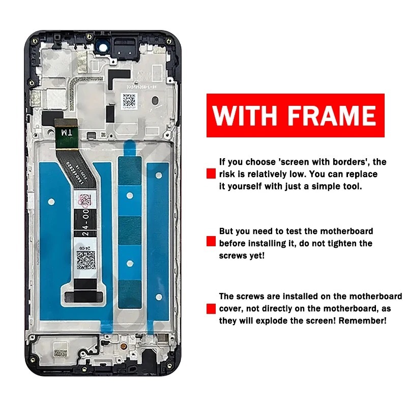 Dành Cho Motorola Moto G Power (2024) Màn Hình LCD Màn Hình Cảm Ứng Bảng Số Hóa Hội G Power 2024 Thay Thế Màn Hình