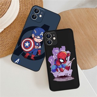 Ốp Lưng Cho OPPO A15 A16 A16K A17 A31 A33 A37 A3S A5S A12 A53 A54 A55 71 A73 A74 A76 A83 A92 A9 A5 A92S A93 A97 F11 F5 F7 F9 Vỏ Họa Tiết Người Sắt Mờ Người Nhện Captain America