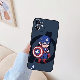 Ốp Lưng Cho OPPO A15 A16 A16K A17 A31 A33 A37 A3S A5S A12 A53 A54 A55 71 A73 A74 A76 A83 A92 A9 A5 A92S A93 A97 F11 F5 F7 F9 Vỏ Họa Tiết Người Sắt Mờ Người Nhện Captain America