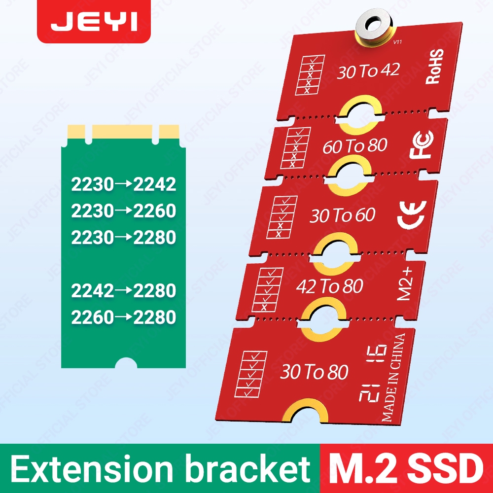 JEYI Tấm Mở Rộng Chuyển Đổi Thẻ Nhớ Tf m.2 ngff nvme ssd 2230 2242 2260 ...