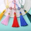 Năm Mới & Lễ Hội Mùa Xuân - Tua Rua và Mặt Dây Chuyền Gỗ Mảng Đất Xanh Phong Cách Cây Cảnh