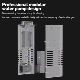 Máy bơm nước bể cá cho Xiaomi Mijia Lắp đặt thay thế bể cá thông minh Thiết kế thoát nước một cú nhấp chuột