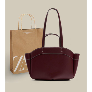 Quà Tặng Cho Người Bạn ZARA Túi Tote Thời Trang Túi Xách Dung Tích Lớn Túi Composite Ví Nữ