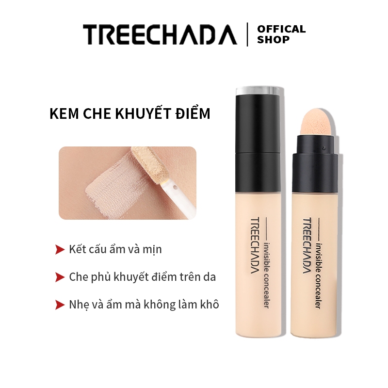 Kem Che Khuyết Điểm TREECHADA - Bảng Bút Lâu Dài Bao Thâm Vòng Tròn Mặt Tàn Nhang Mụn Nốt Ruồi