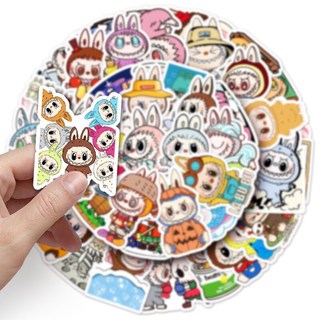 50 Chiếc Labubupu Kawaii Dán DIY Ván Trượt Tủ Lạnh Laptop Chống Thấm Nước Hoạt Hình Kid Đồ Chơi Miếng Dán