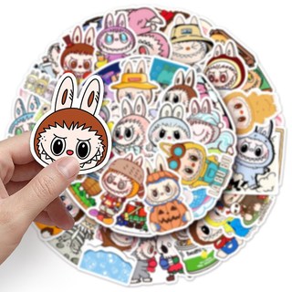 50 Chiếc Labubupu Kawaii Dán DIY Ván Trượt Tủ Lạnh Laptop Chống Thấm Nước Hoạt Hình Kid Đồ Chơi Miếng Dán