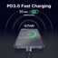 Ugreen USB C sang USB Type C cho Samsung S24 S25 iPhone 15 16 Pro Max PD 60W Cáp cho MacBook iPad Pro