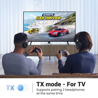 Bộ phát sóng Bluetooth 5.4 2 trong 1 UGREEN Hỗ trợ giải mã SBC / AAC Áp dụng cho TV / Ô tô / Máy bay / Loa 45812