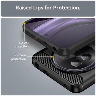 Dành cho Ốp điện thoại Realme 13 + 5G Luxury Slim [Chống vân tay bằng sợi Carbon] Vỏ giáp mềm bảo vệ chống sốc SMF01