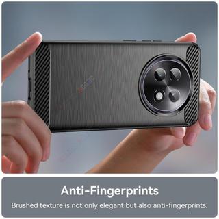Dành cho Ốp điện thoại Realme 13 + 5G Luxury Slim [Chống vân tay bằng sợi Carbon] Vỏ giáp mềm bảo vệ chống sốc SMF01