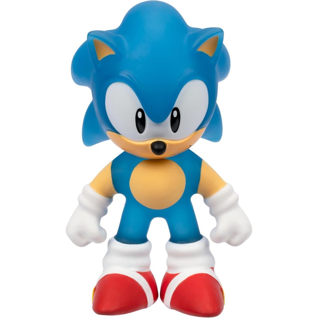 Heroes of Goo Jit Zu Sonic The Hedgehog, Speed Surge Sonic Nhân vật hành động, được hỗ trợ với Glow Surge mang lại cho anh Sức mạnh phát sáng trong bóng tối, Squishy, Co giãn, Co giãn anh ta
