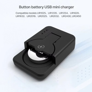 Sạc Pin Nút Mini 4.2V Smart Type-C Sạc Li-ion LIR2032 LIR2450 Sạc Pin Di Động