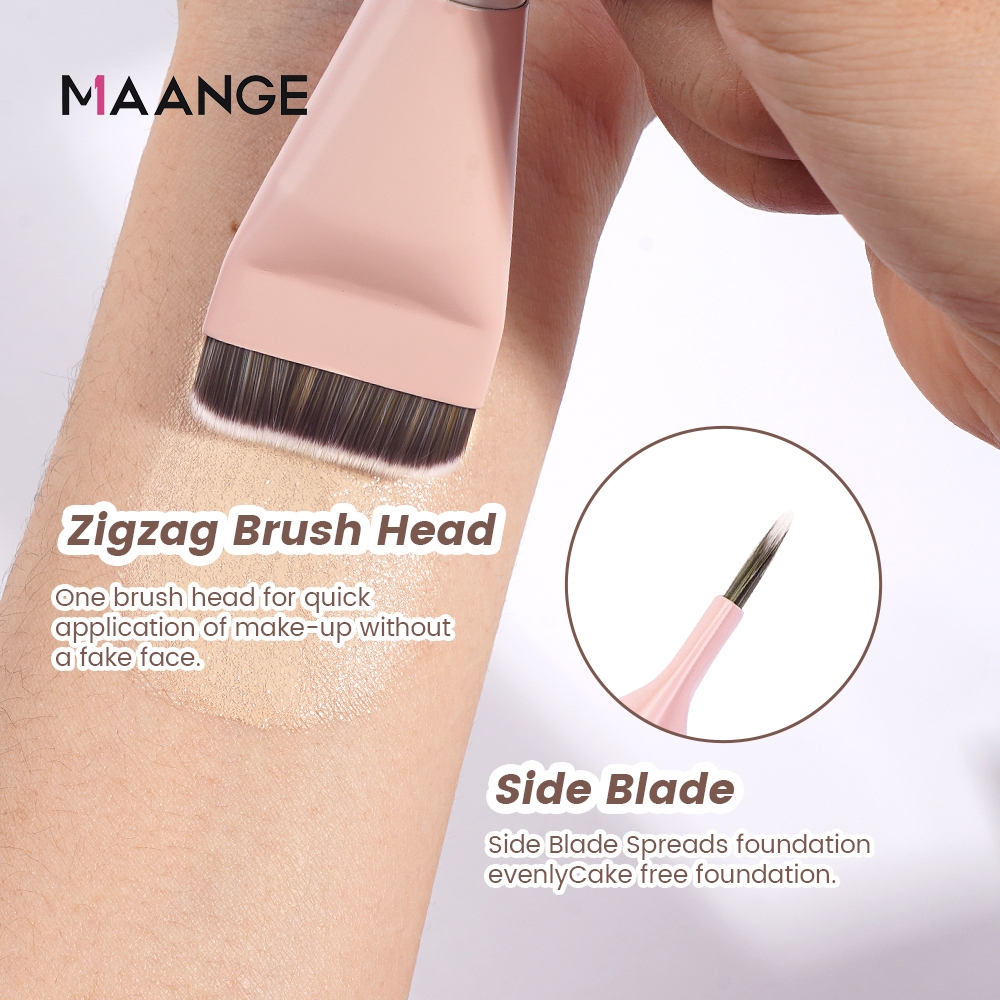 Ảnh Cọ kem nền siêu mỏng MAANGE kèm 1 miếng mút trang điểm khô và ướt, Bộ quà tặng cao cấp 52099 4
