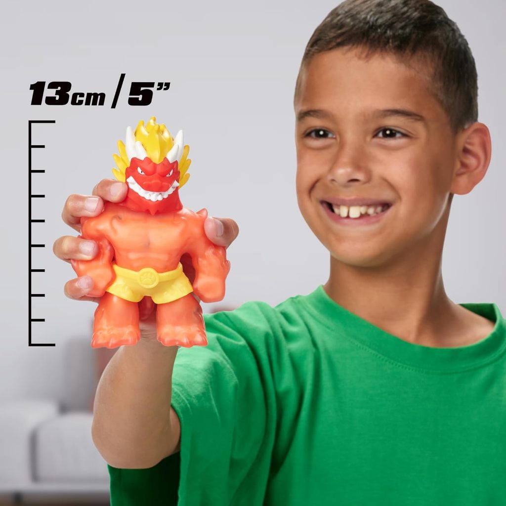Heroes of Goo Jit Zu Hero Creator Blazagon với 3 chất trám goo độc đáo, Trộn, Đổ đầy & Tạo nhân vật hành động co giãn của riêng bạn