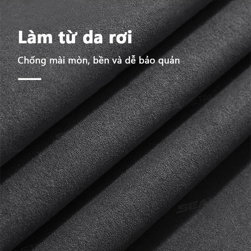SEAMETAL móc treo đồ ô tô da lộn, gắn tựa đầu ghế, đa năng cho xe