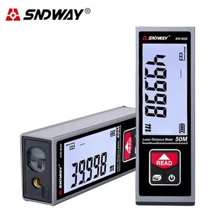 Sndway Mới Laser Khoảng Cách Đồng Hồ Đo Điện Tử Roulette Laser Khoảng Cách Thước Kỹ Thuật Số Trena Tàu Điện Ngầm Phạm Vi Finder Băng Đo Dụng Cụ
