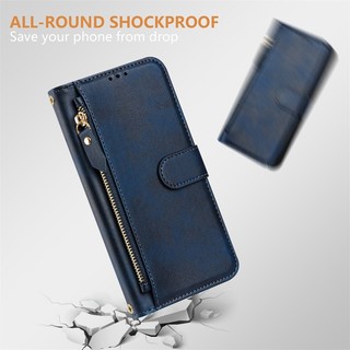 Ốp Lật Cho Honor 80 GT 90 100 200 Lite Pro Thông Minh 5G Da Mờ Ví Bao Khe Cắm Thẻ Túi Đựng Dây Kéo Vỏ